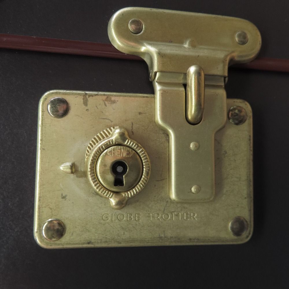 GLOBE TROTTER グローブトロッター サファリ エクストラディープ トロリーケース 2輪 キャリーバッグ 30インチ ブラック メンズ レディース 古着 中古 USED
