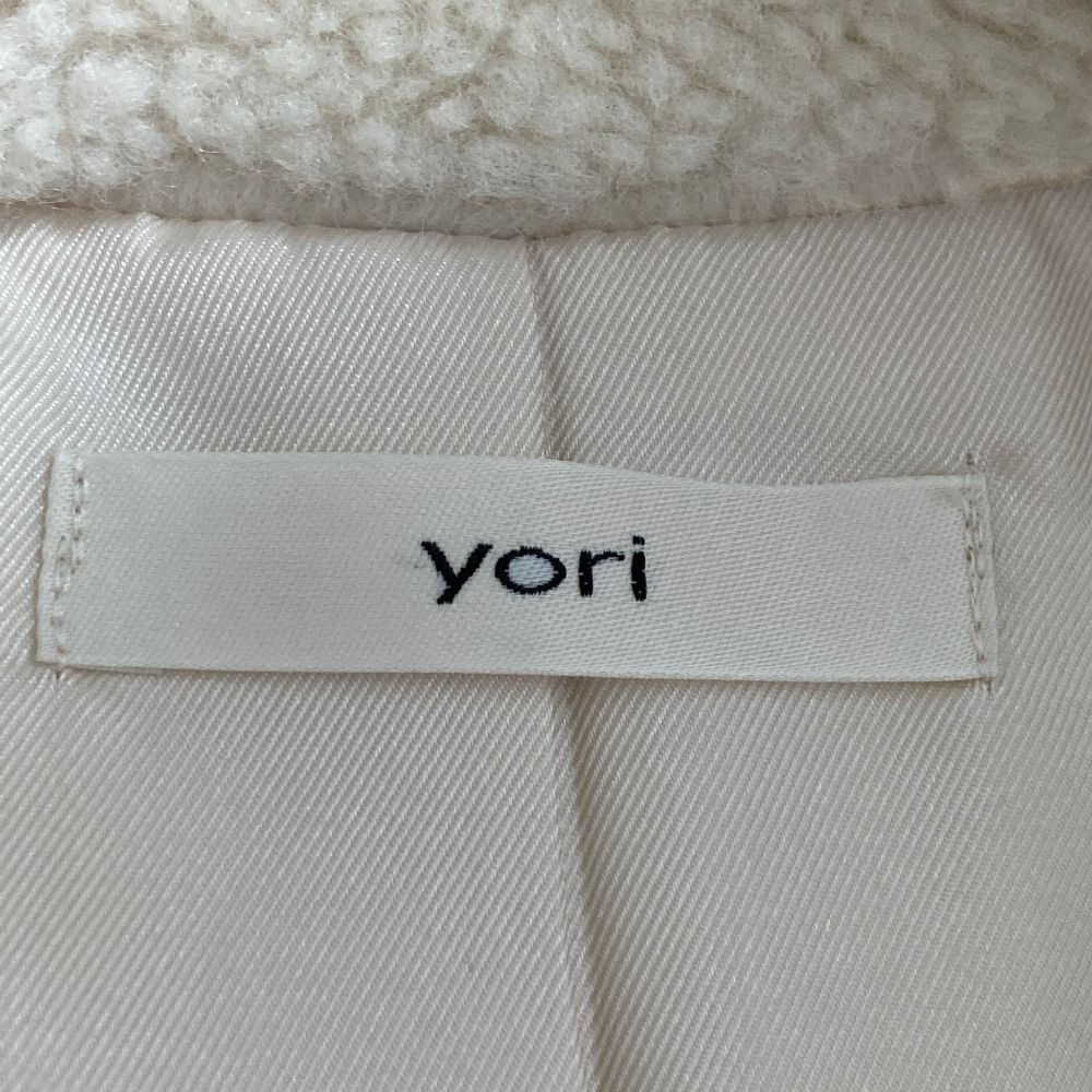 良品 yori ヨリ もこもこロングジレ ボアベスト YR2225-135AW サイズF
