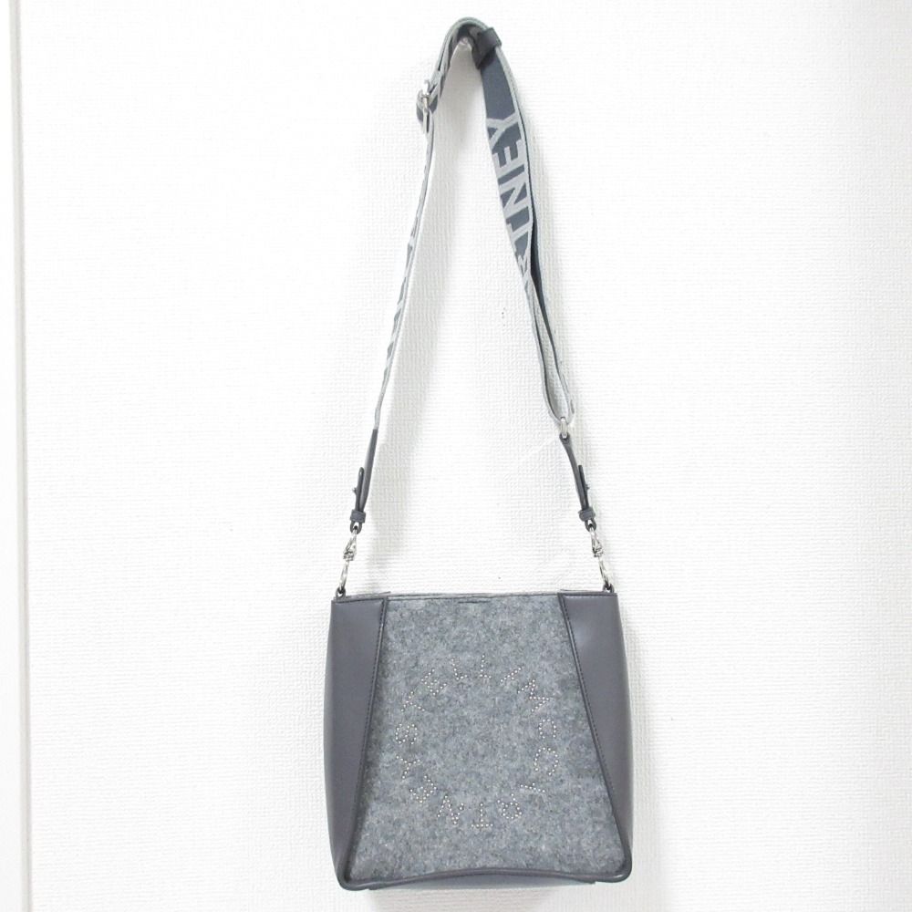 美品 STELLA McCARTNEY ステラマッカートニー ステラ ロゴ フェルト 