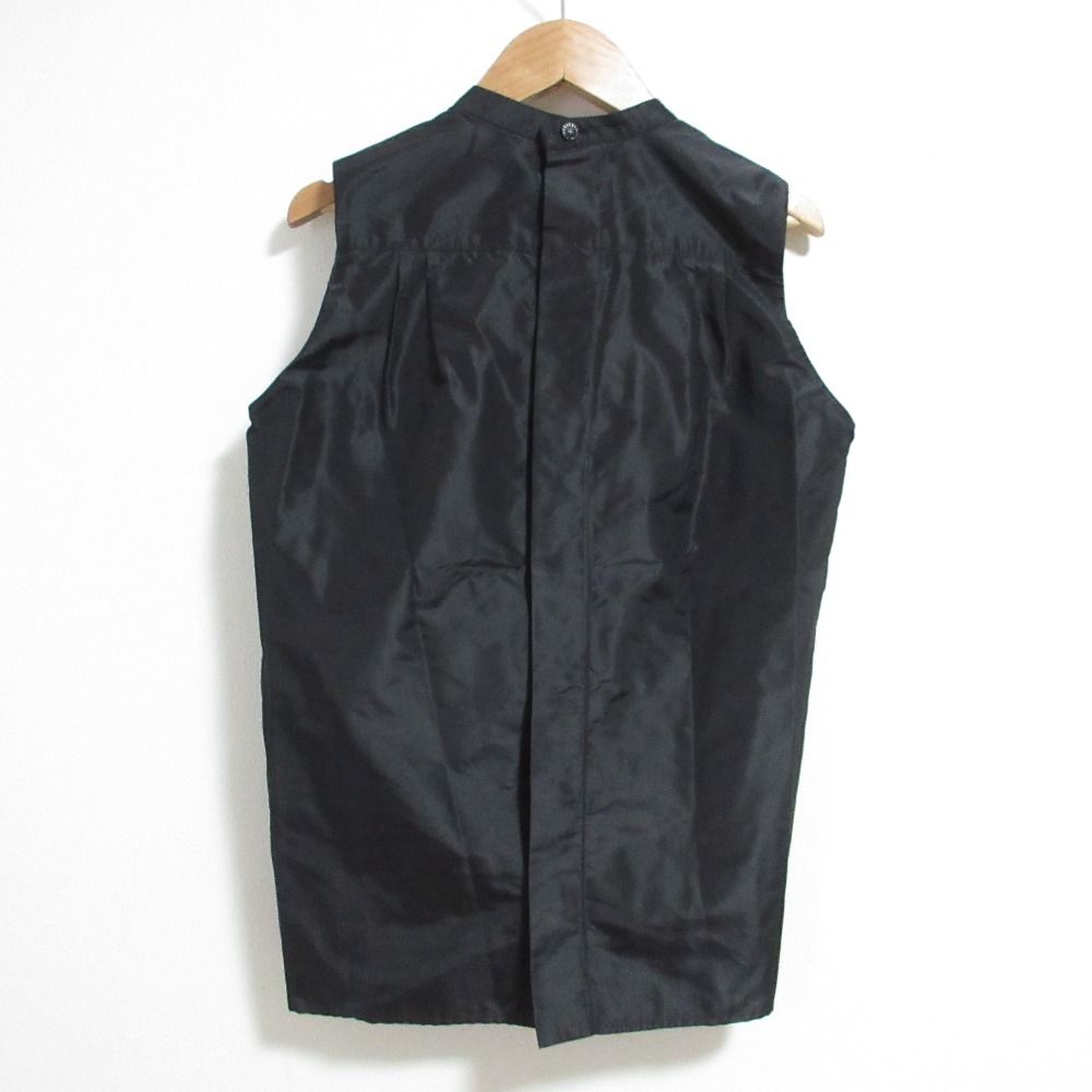 良品 CHANEL シャネル 06A シルク フリル ノースリーブブラウス P29514