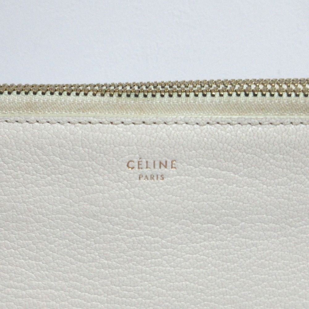 CELINE セリーヌ トリオ レザー ショルダーバッグ U-LA-0165 オフ 