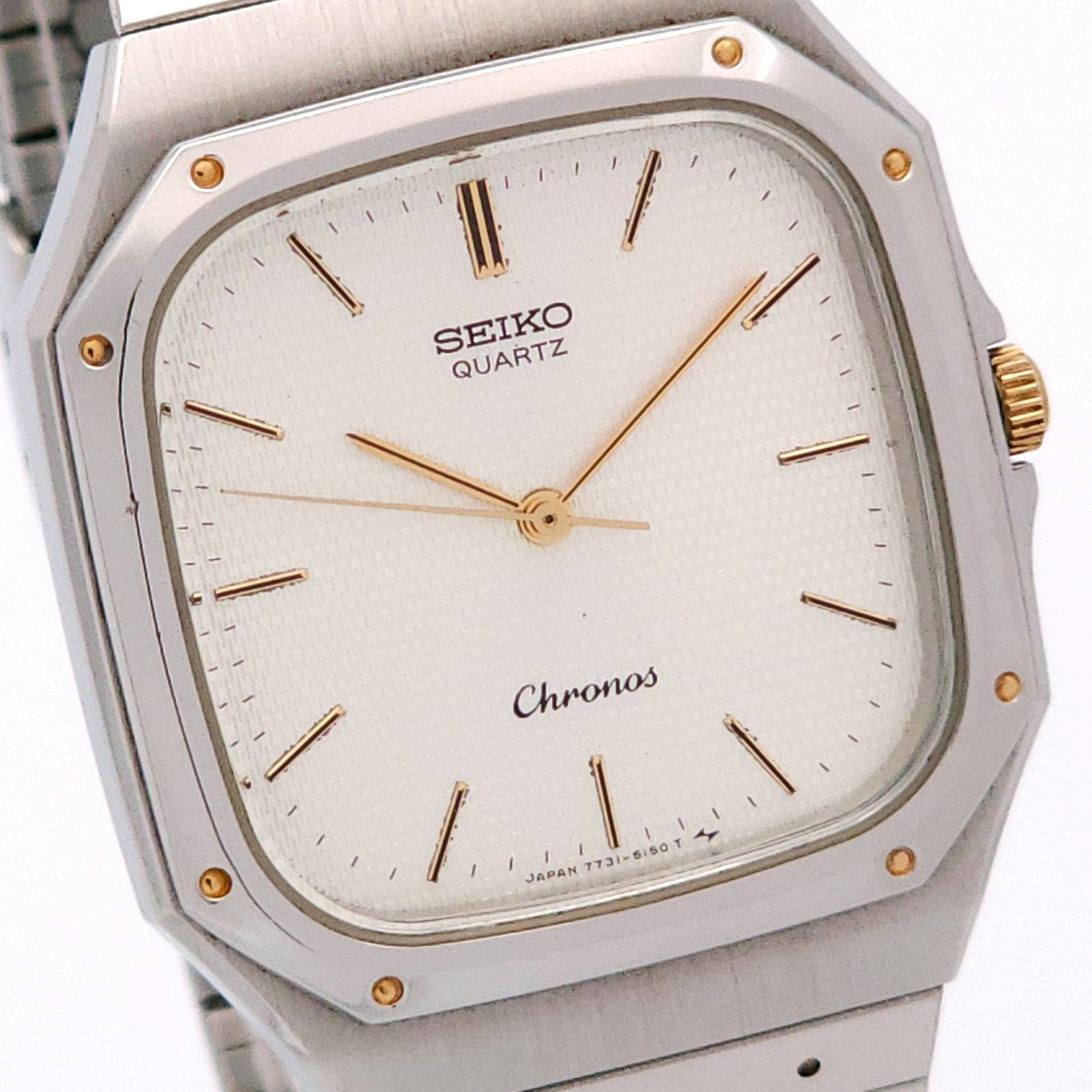 ★良品 SEIKO セイコー クロノス 7731-5130 QZ 動作品