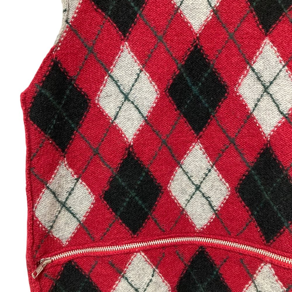 美品 tricot COMME des GARCONS トリココムデギャルソン ジップ