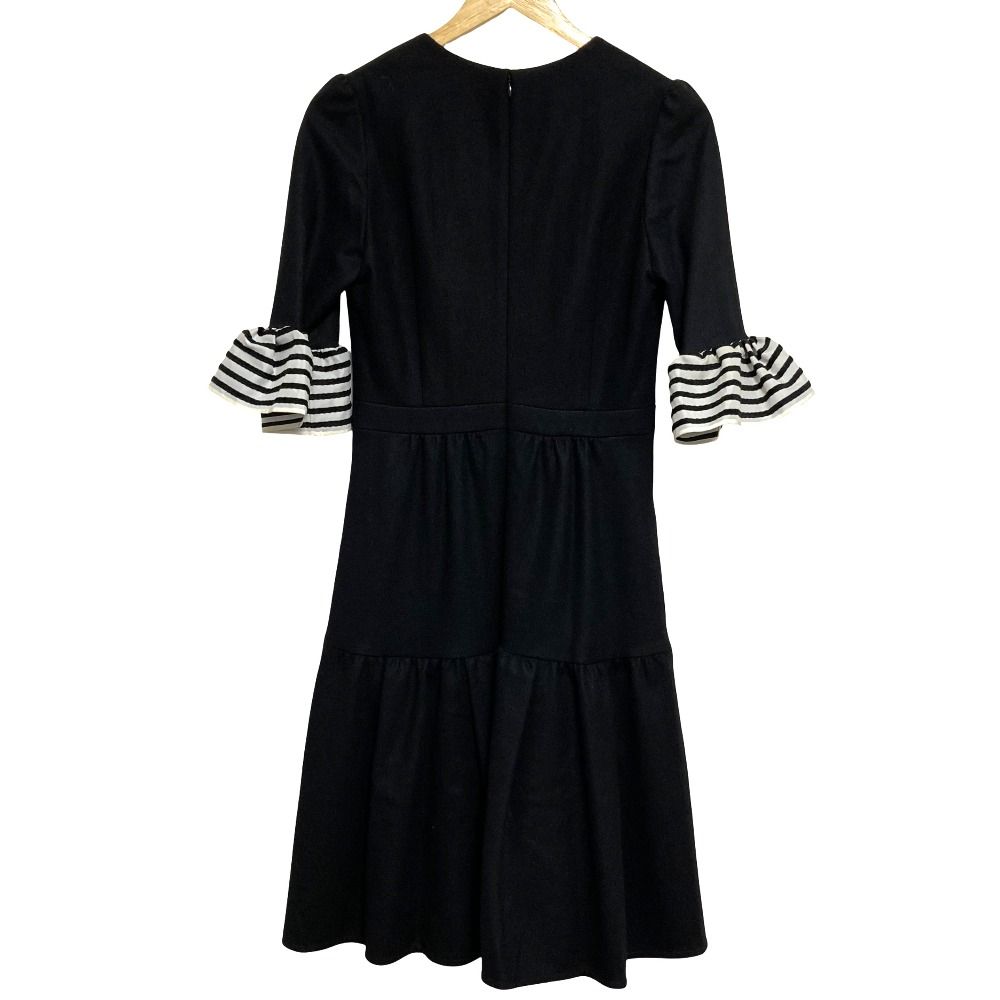 美品 BORDERS at BALCONY ボーダーズアットバルコニー WOOL JERSEY