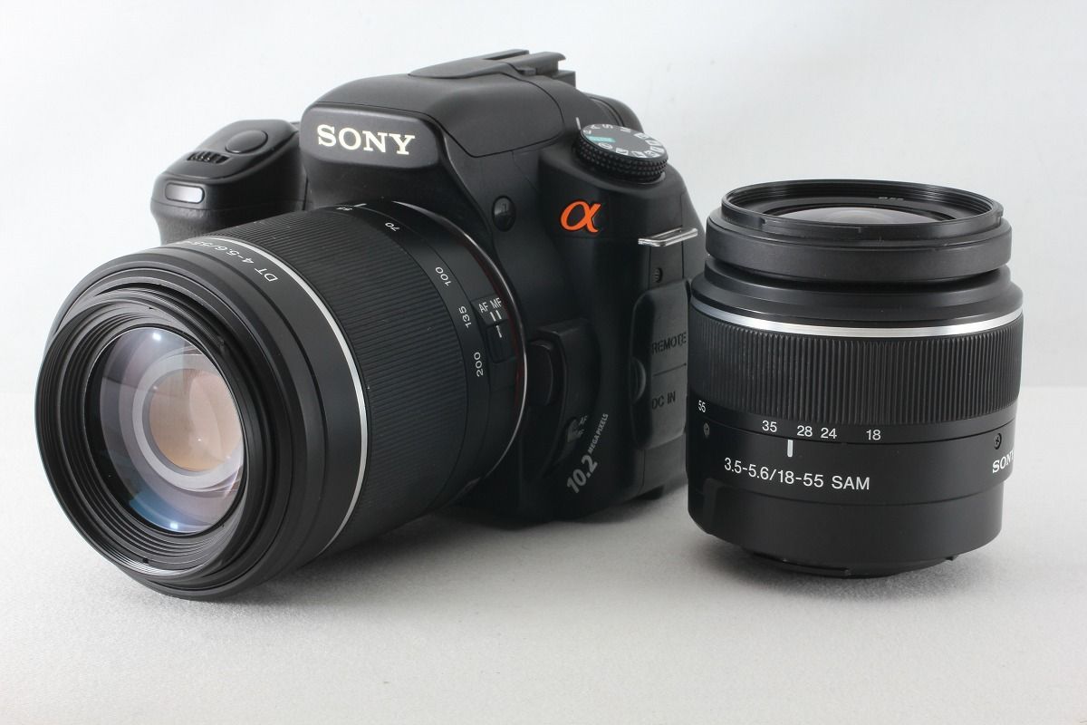 SONY α200 DSLR-A200W ダブルレンズキット ソニー Sony α200 DSLR-A200 ダブルズームレンズセット◇50460 - メルカリ