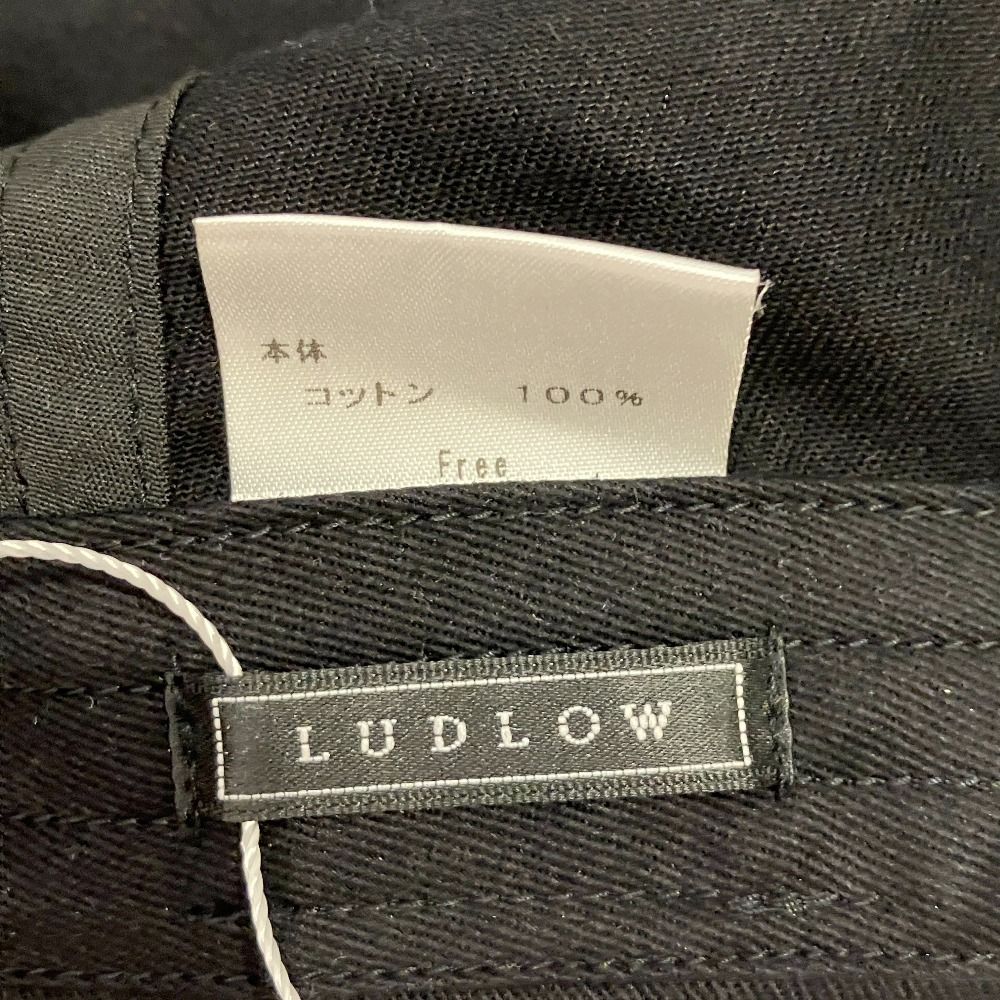 未使用 25SS LUDLOW ラドロー ロゴエンブロイダリー キャップ 帽子