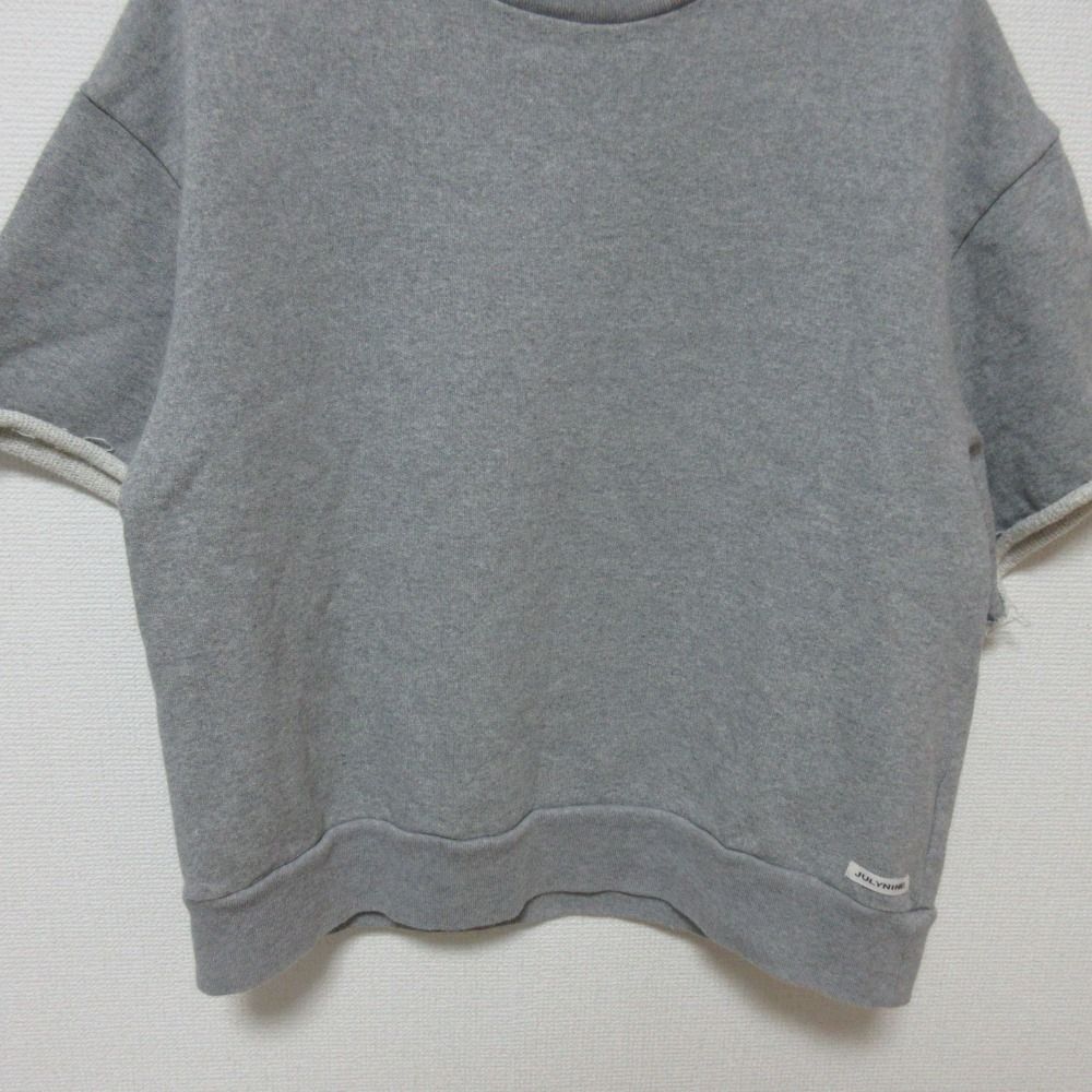美品 25AW JULYNINE ジュライナイン ショートスリーブ スウェット