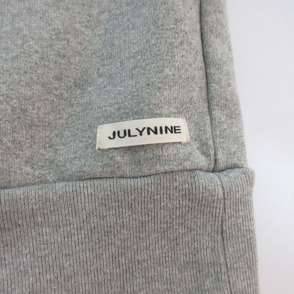 july.nine フルオーバースウェットトップス グレー 美品 25AW JULYNINE ジュライナイン ショートスリーブ スウェット