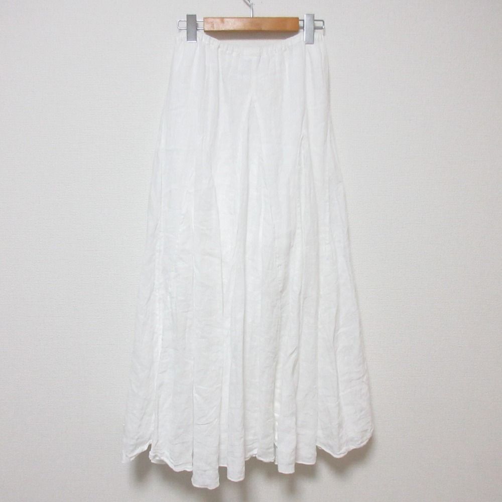 CP SHADES シーピーシェイズ×ロンハーマン別注 リネンスカート ホワイト 未使用 CP SHADES シーピーシェイズ ロンハーマン 別注 Lily Linen