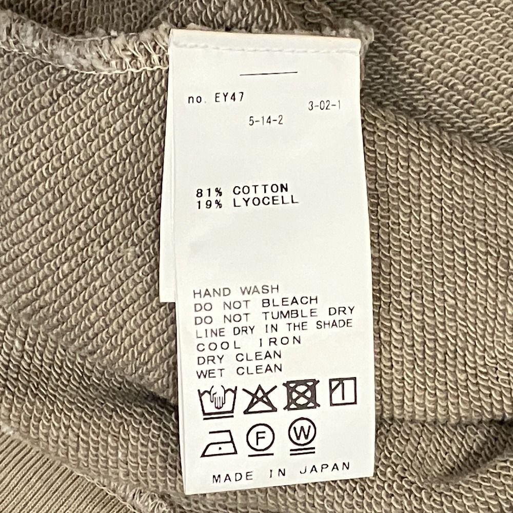 26SS EVERYDAY I LIKE エブリデイアイライク Vintage Off Shoulder プルオーバー スウェット 26070500801010 グレージュ レディース 古着 中古 USED