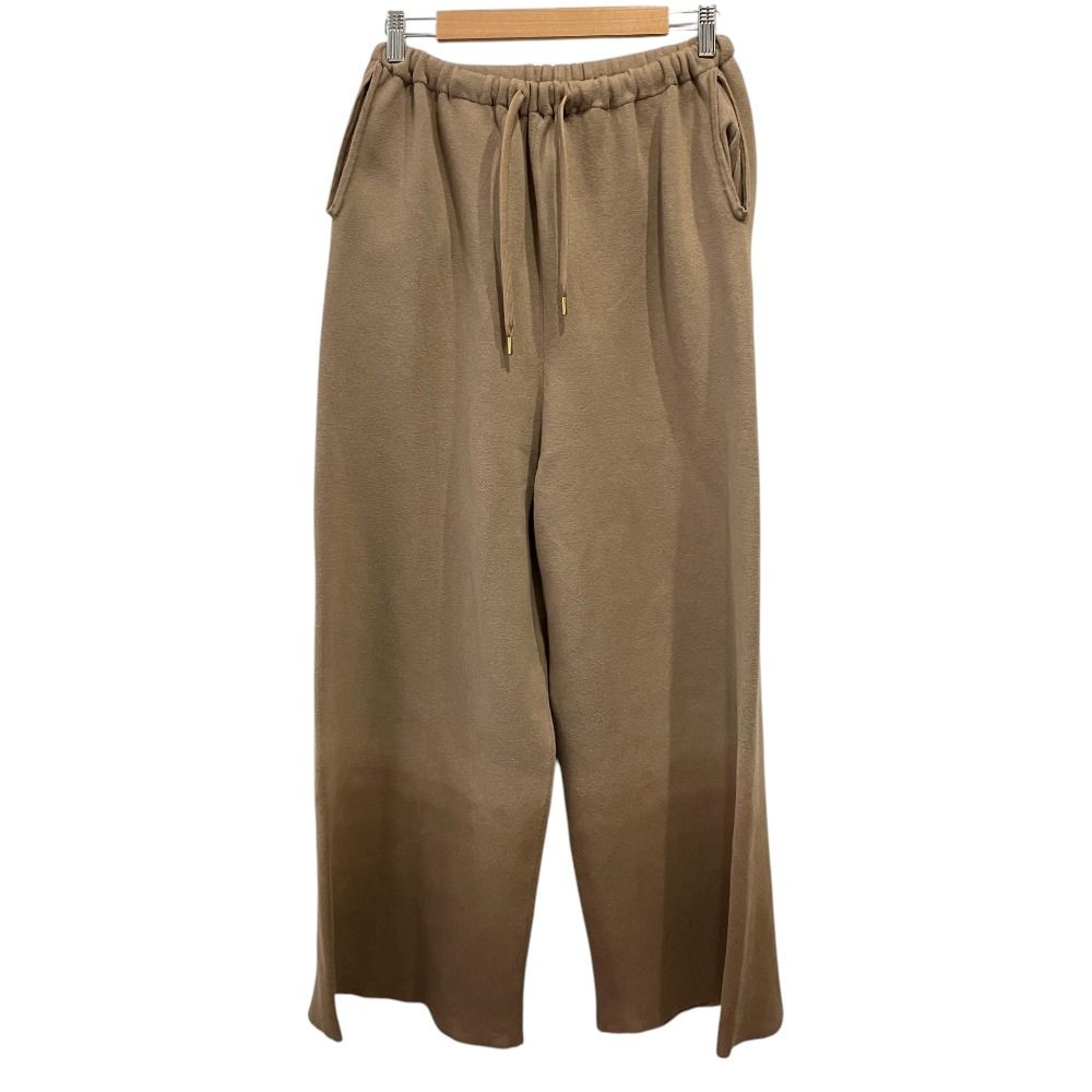 美品 25AW J.J.MERCER ジェイジェイマーサー アパルトモン取扱い GRADATION KNIT PANTS グラデーション ニットパンツ 36 ブラウン レディース 古着 中古 USED