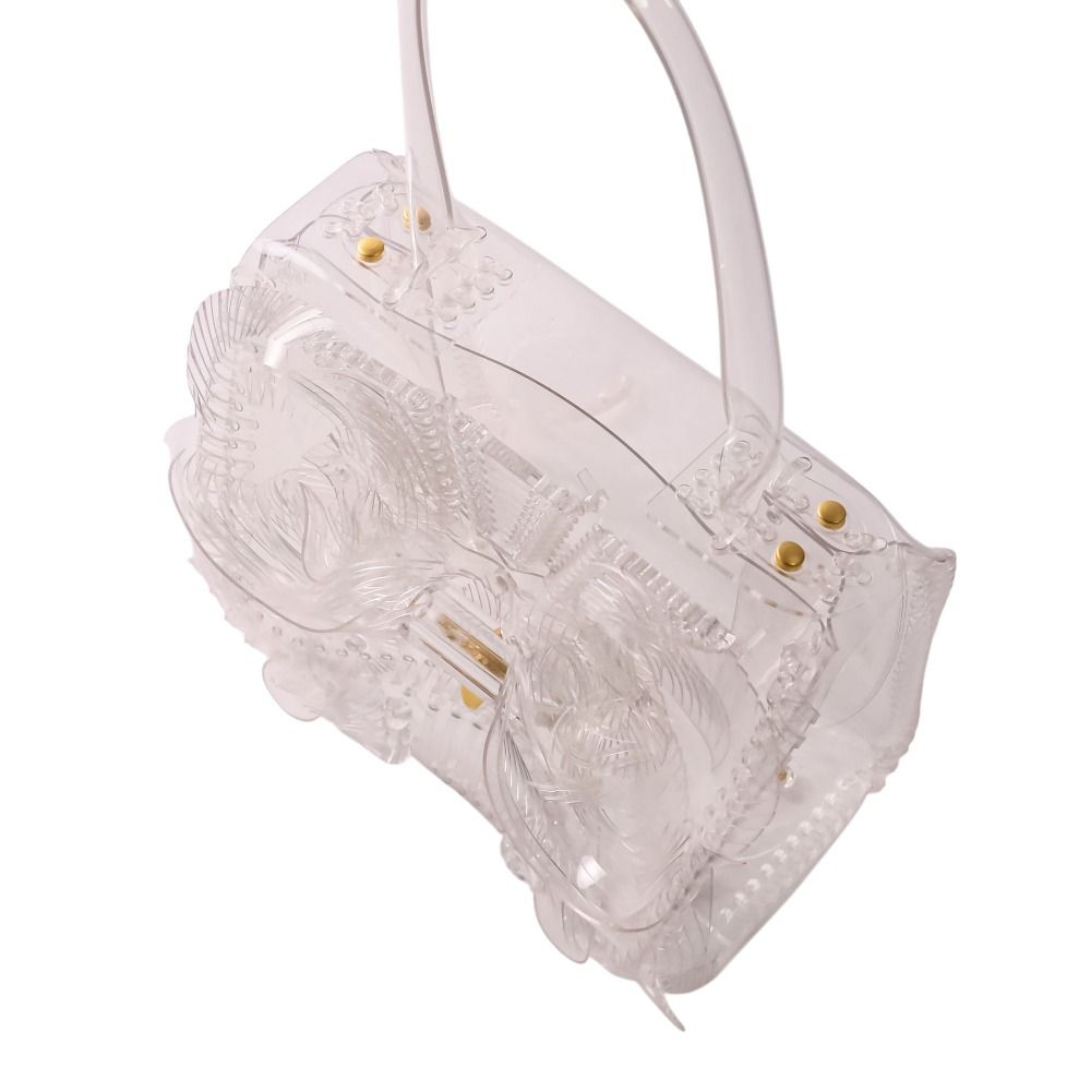 美品 Mame Kurogouchi マメクロゴウチ Transparent Sculptural Handbag