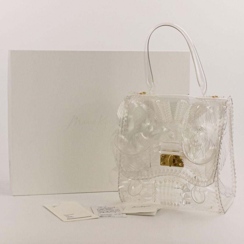 美品 Mame Kurogouchi マメクロゴウチ Transparent Sculptural Handbag