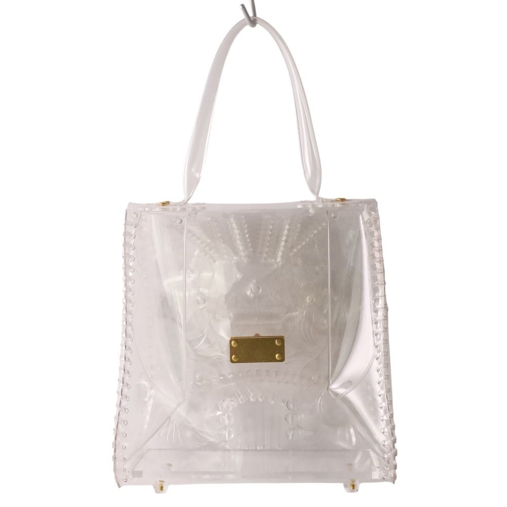 美品 Mame Kurogouchi マメクロゴウチ Transparent Sculptural Handbag