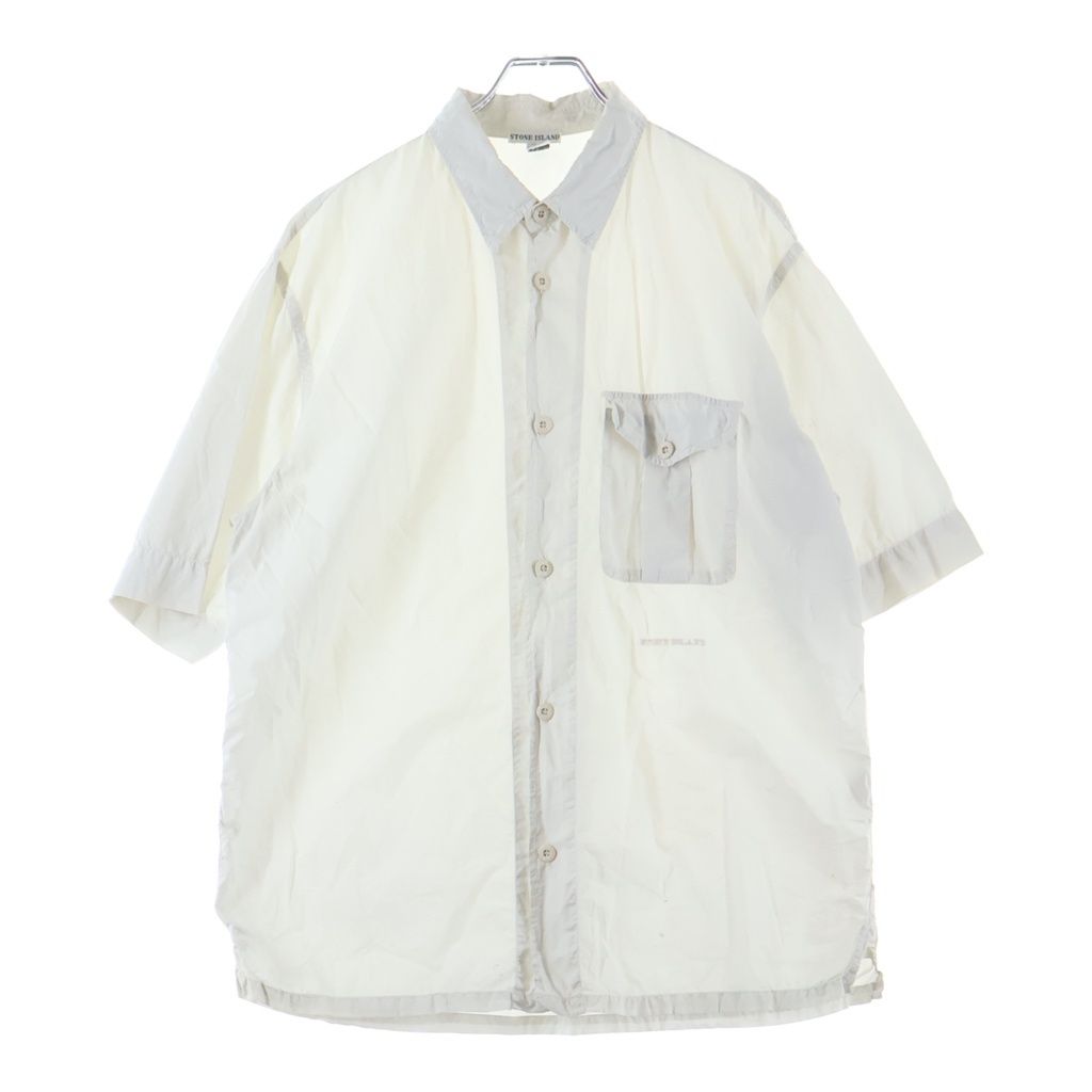 STONE ISLAND (ストーンアイランド) 00s Cotton Shirt 胸ポケット付き