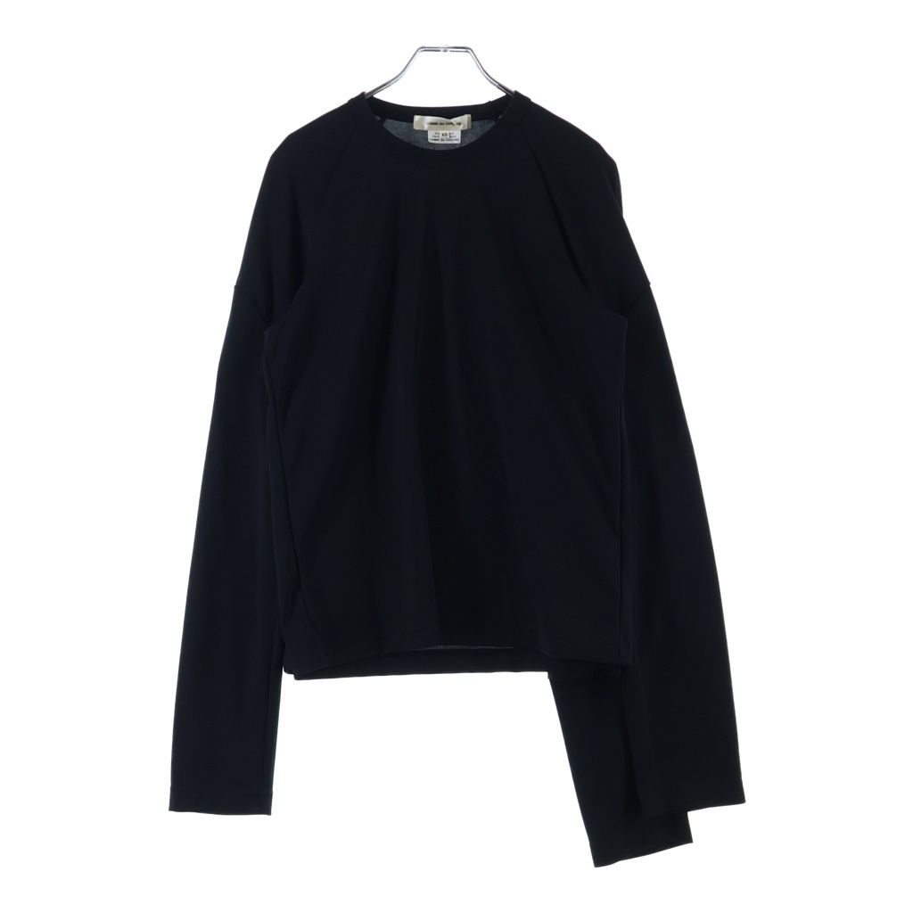 COMME des GARCONS (コムデギャルソン) 25SS 5本袖クルーネック長袖Tシャツカットソー レディース ブラック GO-T020