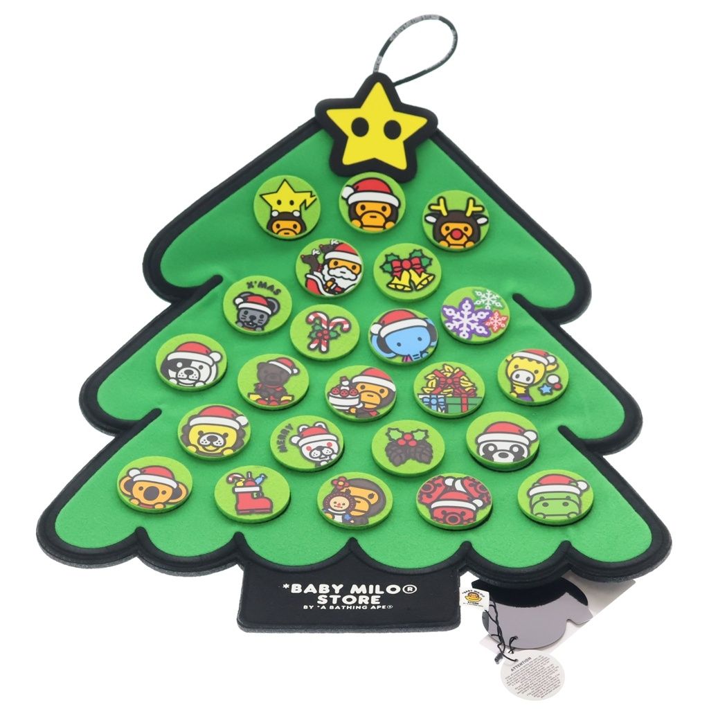 A BATHING APE (アベイシングエイプ) BABY MILO ADVENT CALENDAR ベイビーマイロ アドベントカレンダー クリスマスツリー グリーン