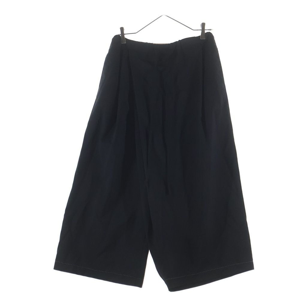 MARNI (マルニ) 25AW Tropical Wool Wrap Pants トロピカル ウール ダブルラップ パンツ ブラック PAMA0074S0 TW839