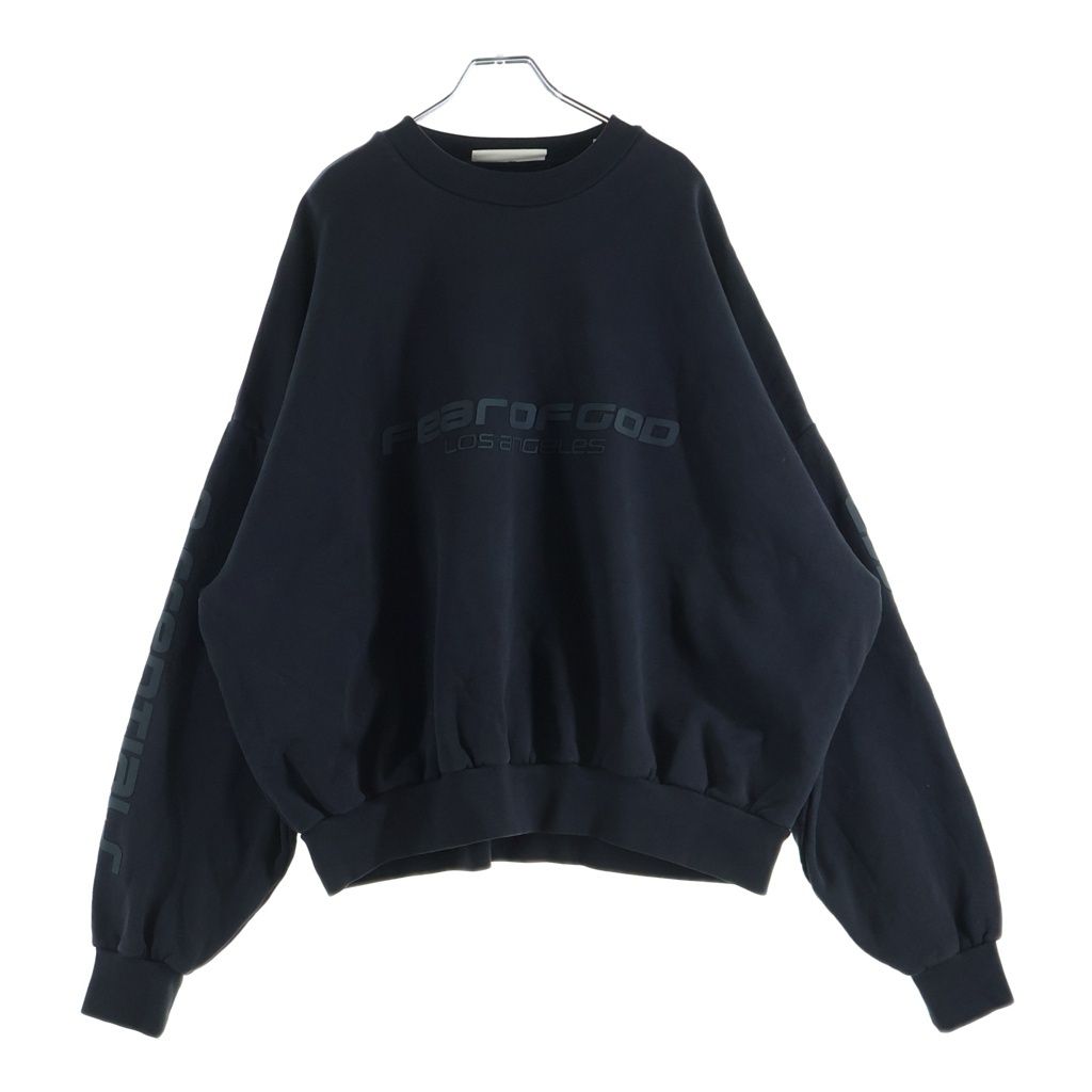 FEAR OF GOD ESSENTIALS フィアオブゴッド エッセンシャルズ 25AW HOLIDAY LOS ANGELES HEAVY FLEECE ヘビーフリース クロップドスウェット チャコールグレー FEAR OF GOD ESSENTIALS (フィアオブゴッド エッセンシャルズ) 25AW