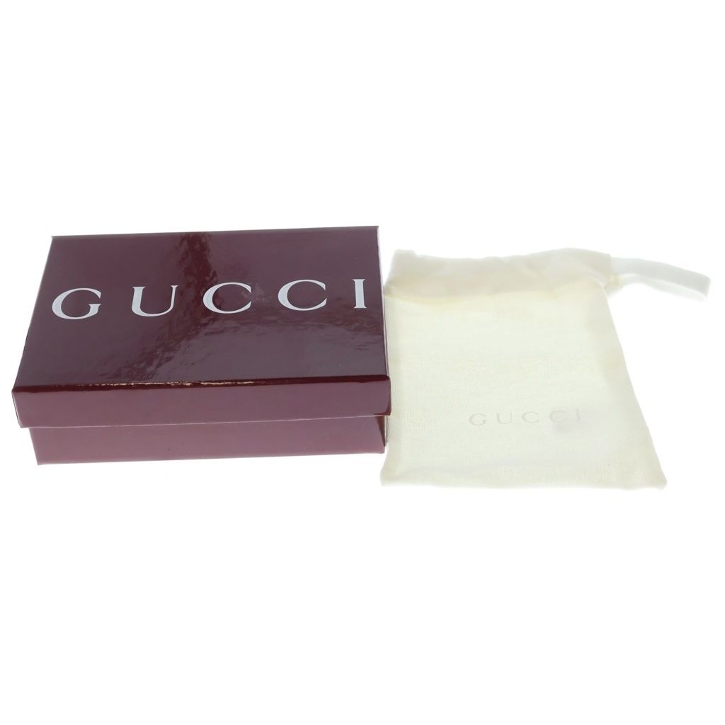 GUCCI (グッチ) GGエンブレム コンパクトウォレット 三つ折り財布 コインケース ベージュ PVC 820692 シルバー金具