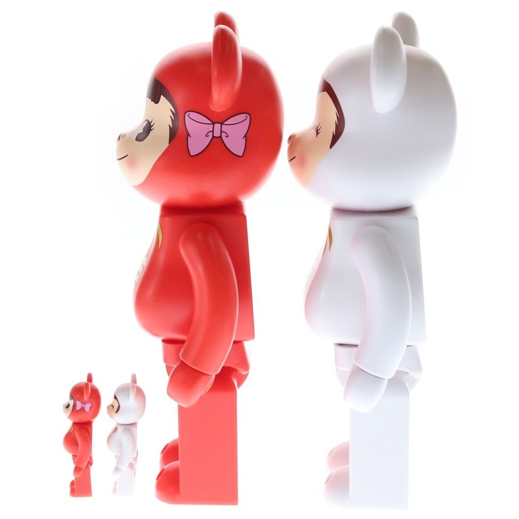 ★新品BE＠RBRICK 達磨ペコちゃん & ポコちゃん 100% & 400% BE@RBRICK (ベアブリック) PEKO&POKO DARUMA 達磨ペコちゃん&ポコ