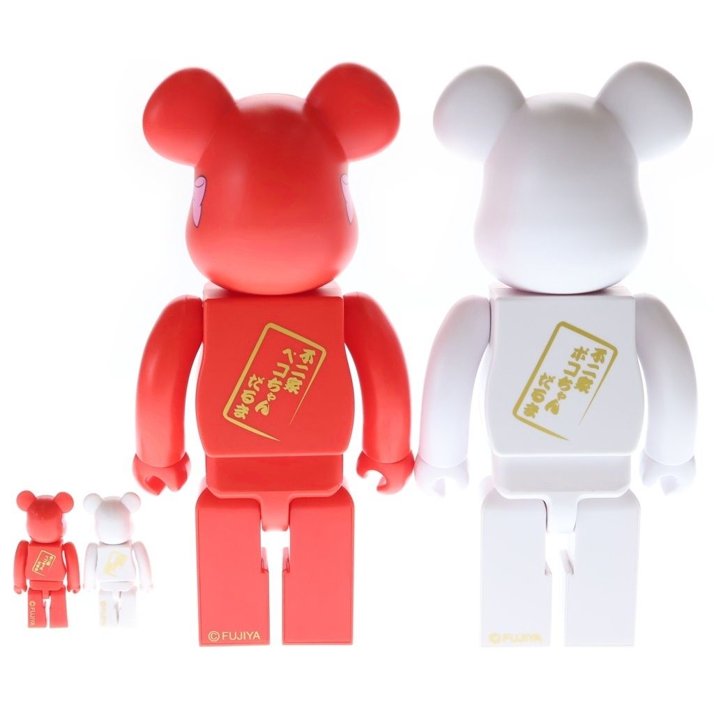 BE@RBRICK (ベアブリック) PEKO&POKO DARUMA 達磨ペコちゃん&ポコ