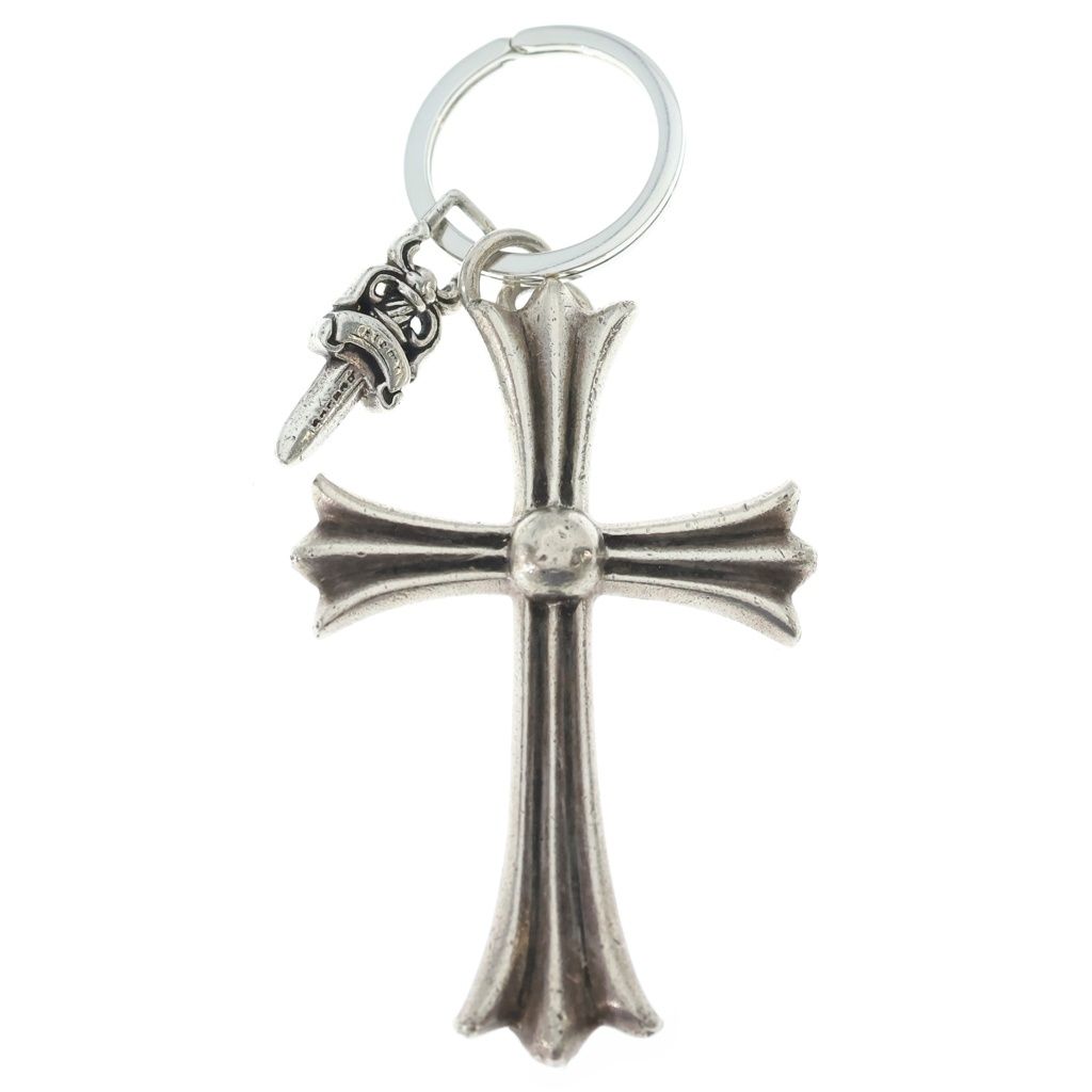 CHROME HEARTS (クロムハーツ) CH CRS LG&No5 DGGR ラージクロス #5ダガーキーリング シルバー 202,125円