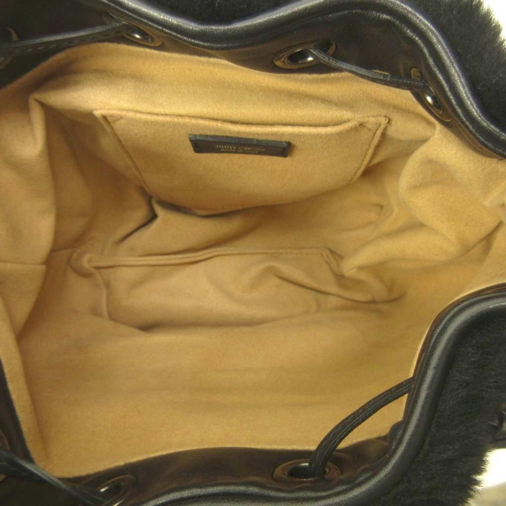 ジミーチュウ JIMMY CHOO 美品 JUNO S 2way シアリング バケット 