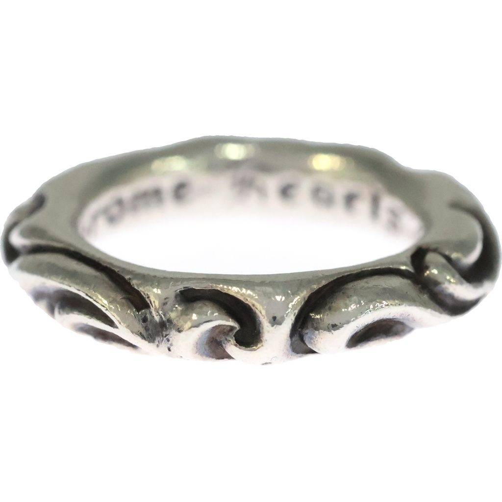CHROME HEARTS (クロムハーツ) SCRL BAND スクロールバンド リング シルバー BCA351