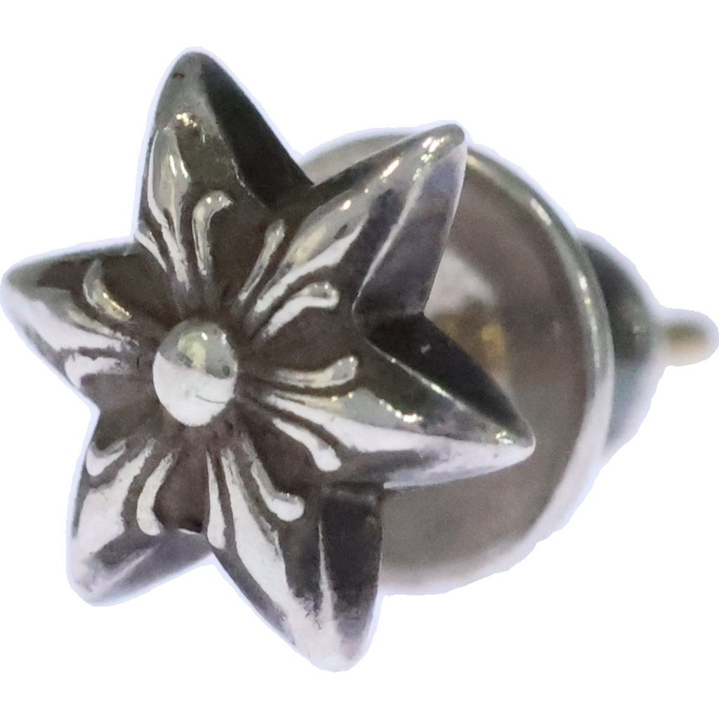 CHROME HEARTS (クロムハーツ) CO STAR スター スタッドピアス シルバー BCA096