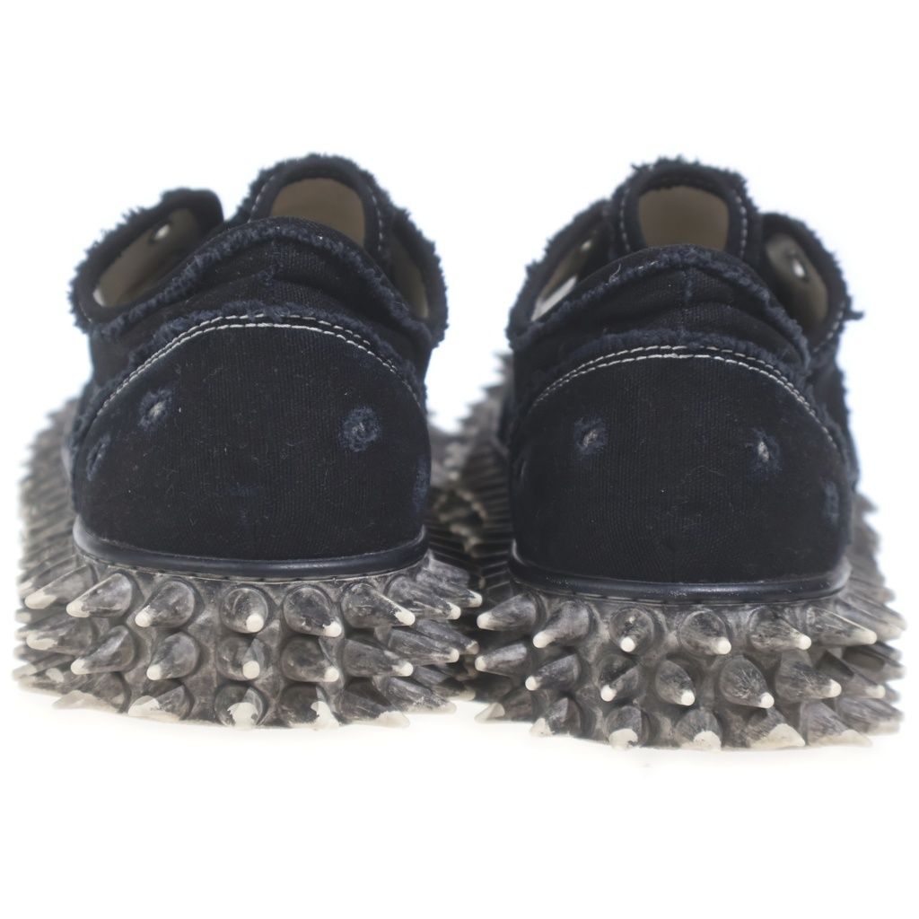 doublet (ダブレット) 26SS DIRTY SPIKE TOE CAP CANVAS SNEAKER 