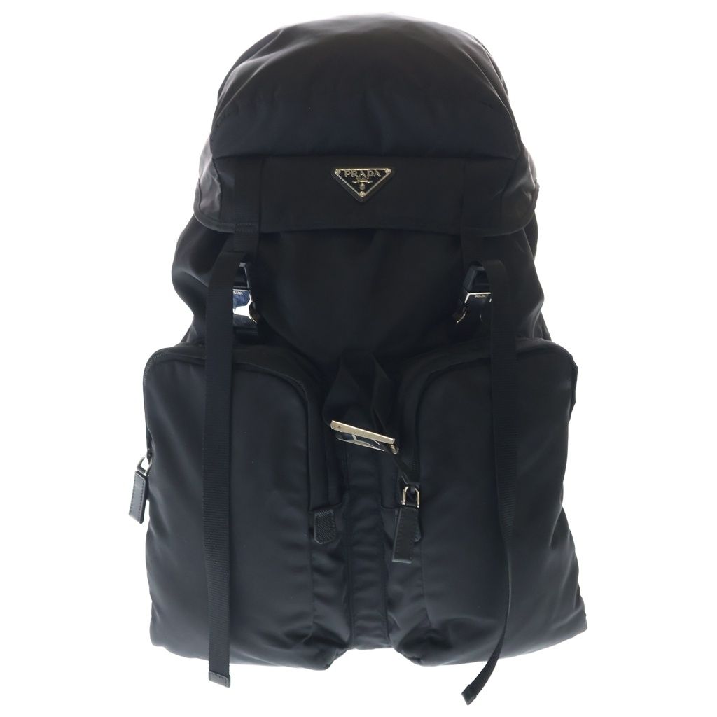 PRADA (プラダ) RE-NYLON リナイロン トライアングルロゴ バックパック リュックサック ブラック 2VZ019
