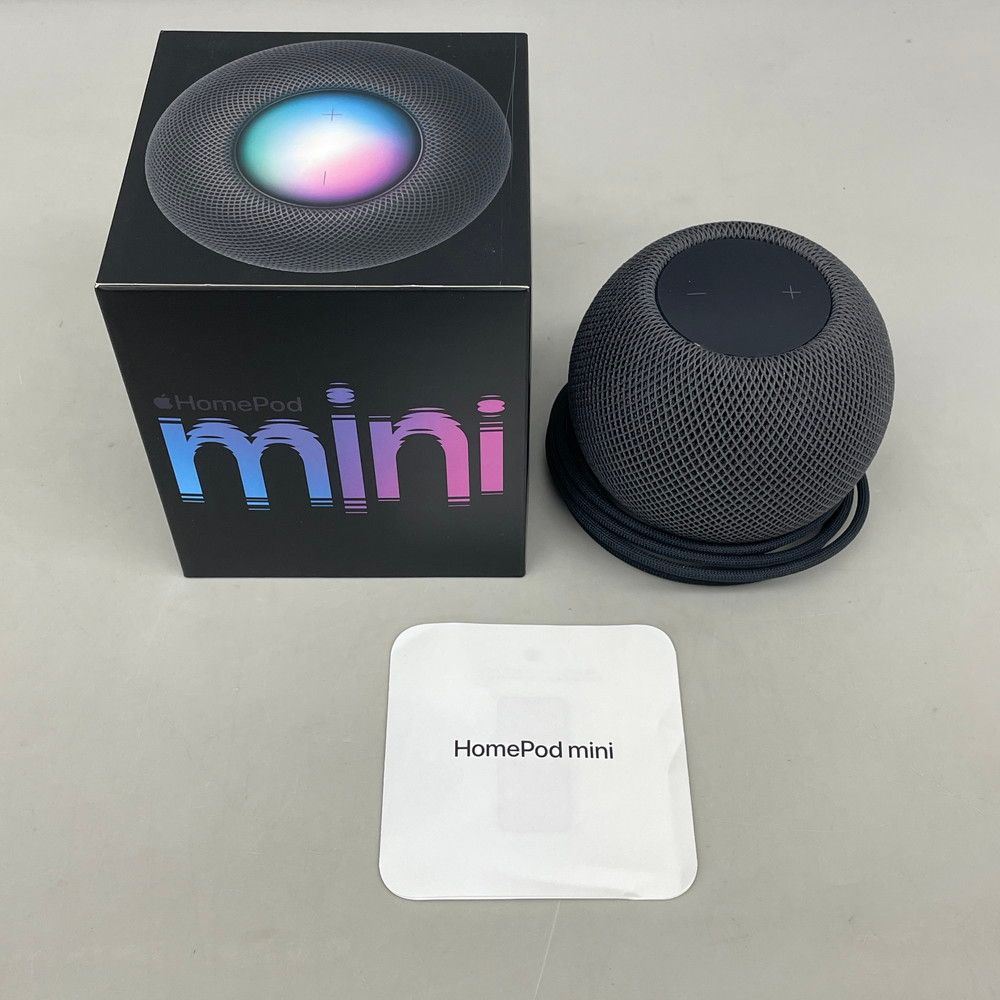 アップル Apple スマートスピーカー HomePod mini スペースグレイ
