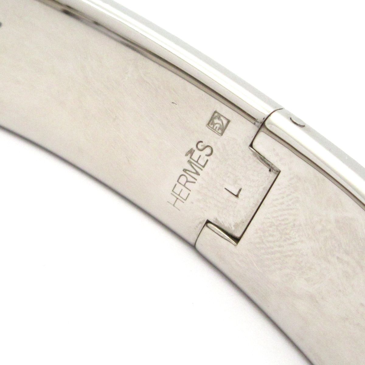 HERMES(エルメス) バングル クリックH シルバー×パープル HERMES(エルメス) バングル クリックH シルバー×パープル