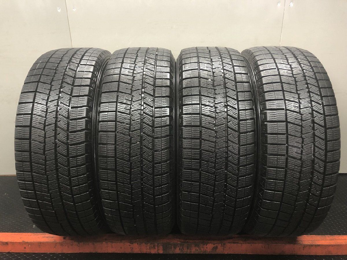 DUNLOP WINTER MAXX WM03 215/60R16 16インチ スタッドレス 4本 22年製 バリ溝 ヴェゼル エスティマ オデッセイ マークX CX-3等 (STK141)