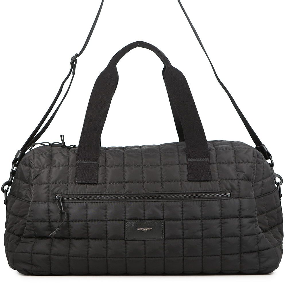 サンローラン ボストンバッグ ヌックスダッフル キルティング ナイロン 594400 SAINT LAURENT PARIS 2way 黒