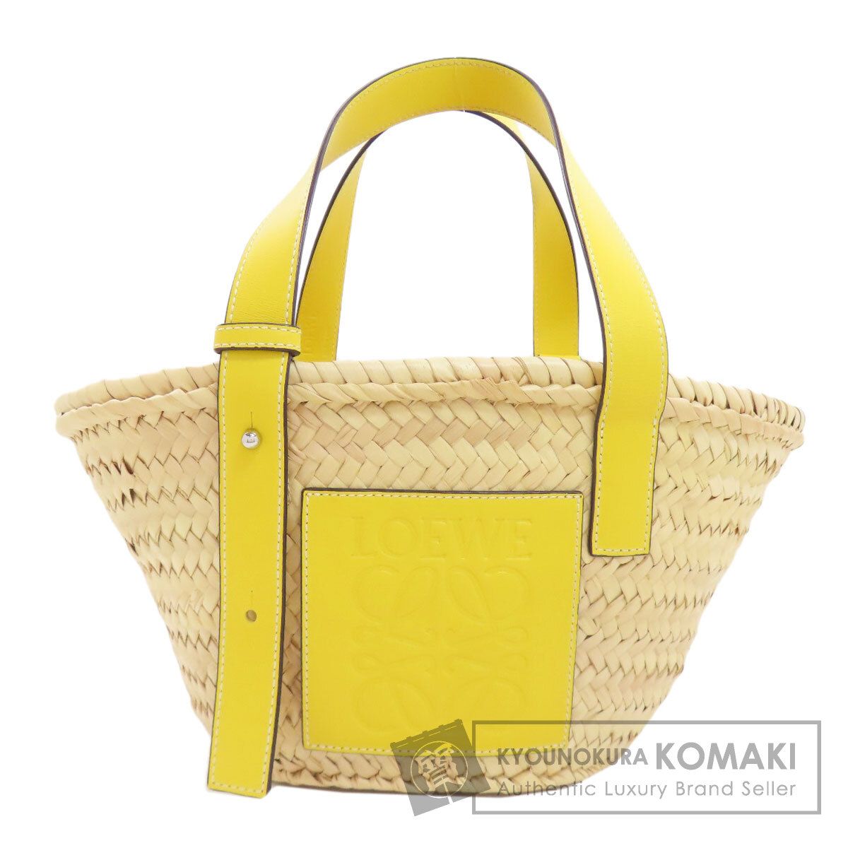 LOEWE ロエベ バスケットバッグ スモール ハンドバッグ ラフィア