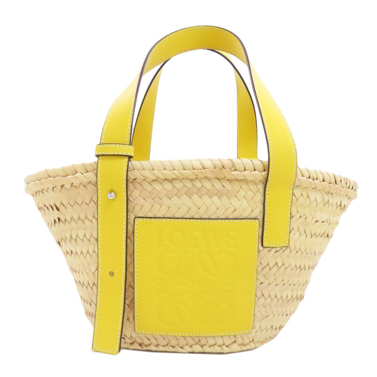 LOEWE ロエベ バスケットバッグ スモール ハンドバッグ ラフィア
