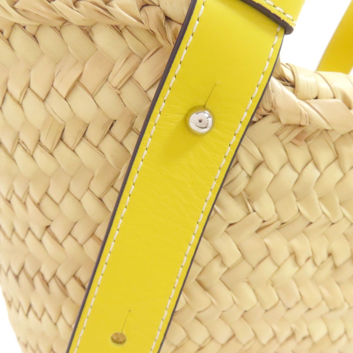 LOEWE ロエベ バスケットバッグ スモール ハンドバッグ ラフィア