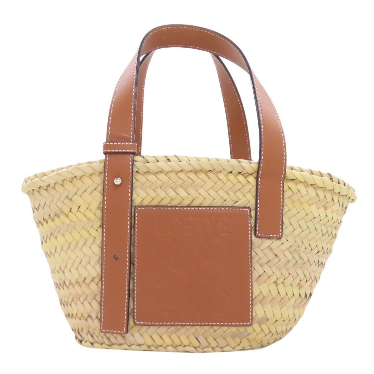 LOEWE ロエベ バスケットバッグ スモール ハンドバッグ ラフィア