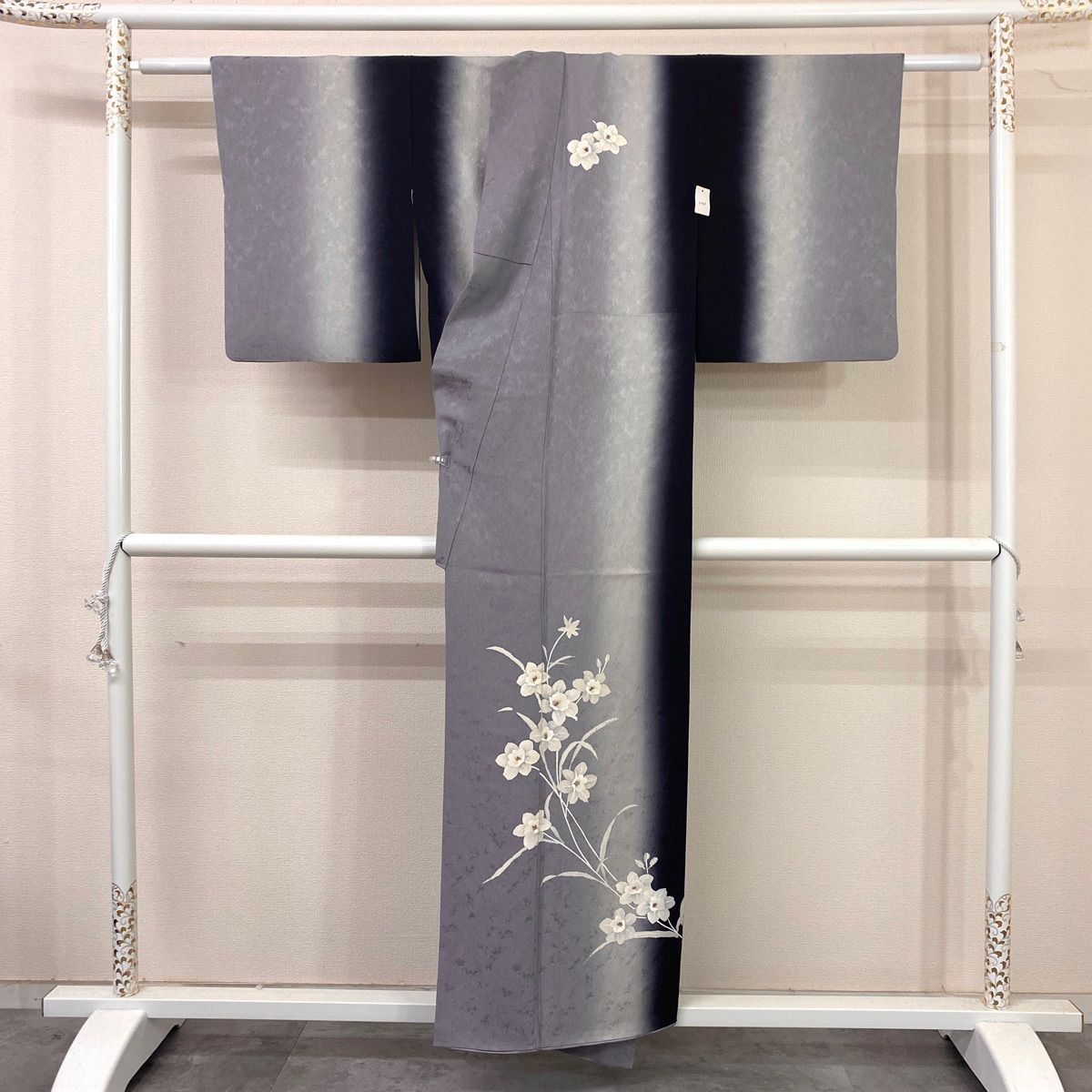 美品 逸品 粋 銀花仙 ブランド 正絹 訪問着 K1456 - メルカリ