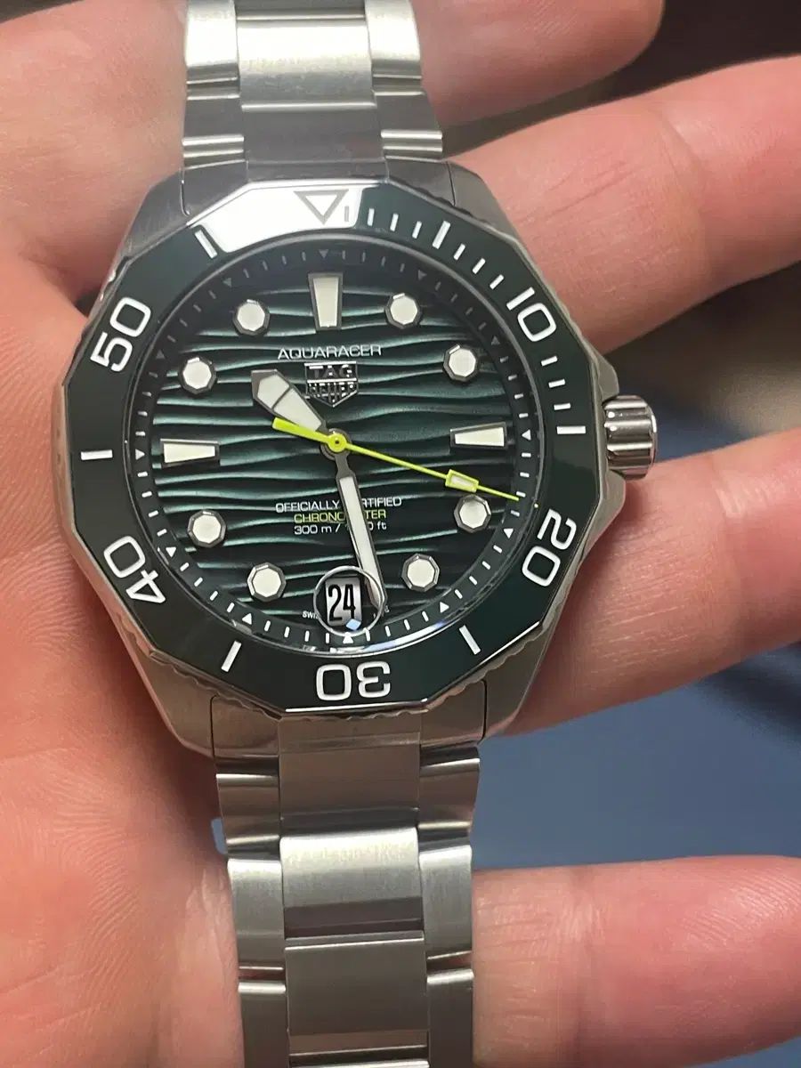 TAG Heuer タグ・ホイヤー アクア 레이서 プロフェッショナル 300グリーン