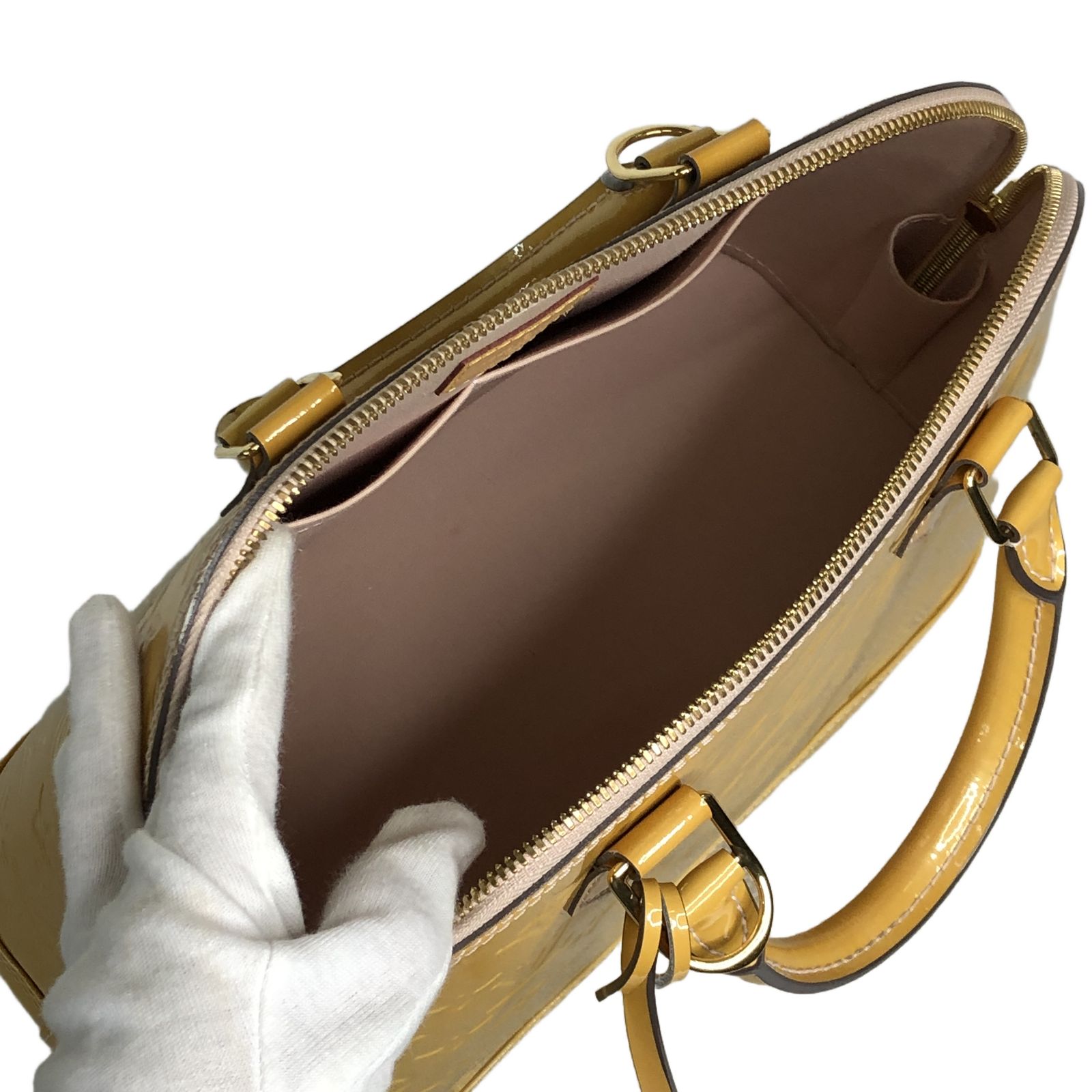 LOUIS VUITTON ルイ・ヴィトン ハンドバッグ モノグラム ヴェルニ