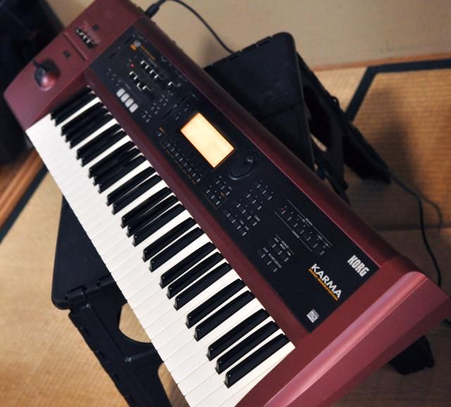 名機】Korg KARMA 61鍵 シンセサイザー 純正アダプター 取説付 コルグ