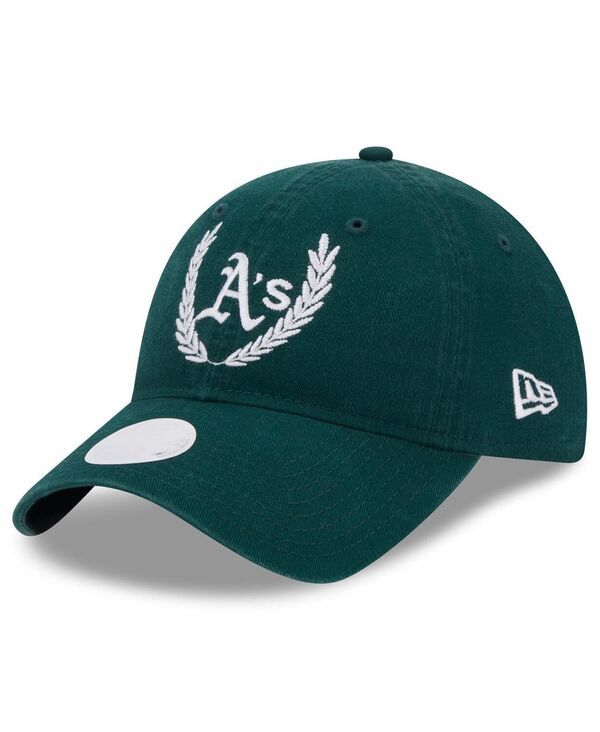 ニューエラ レディース アクセサリー 帽子 New Era Womens Green Oakland Athletics Leaves 9TWENTY Adjustable Hat Green グリーン