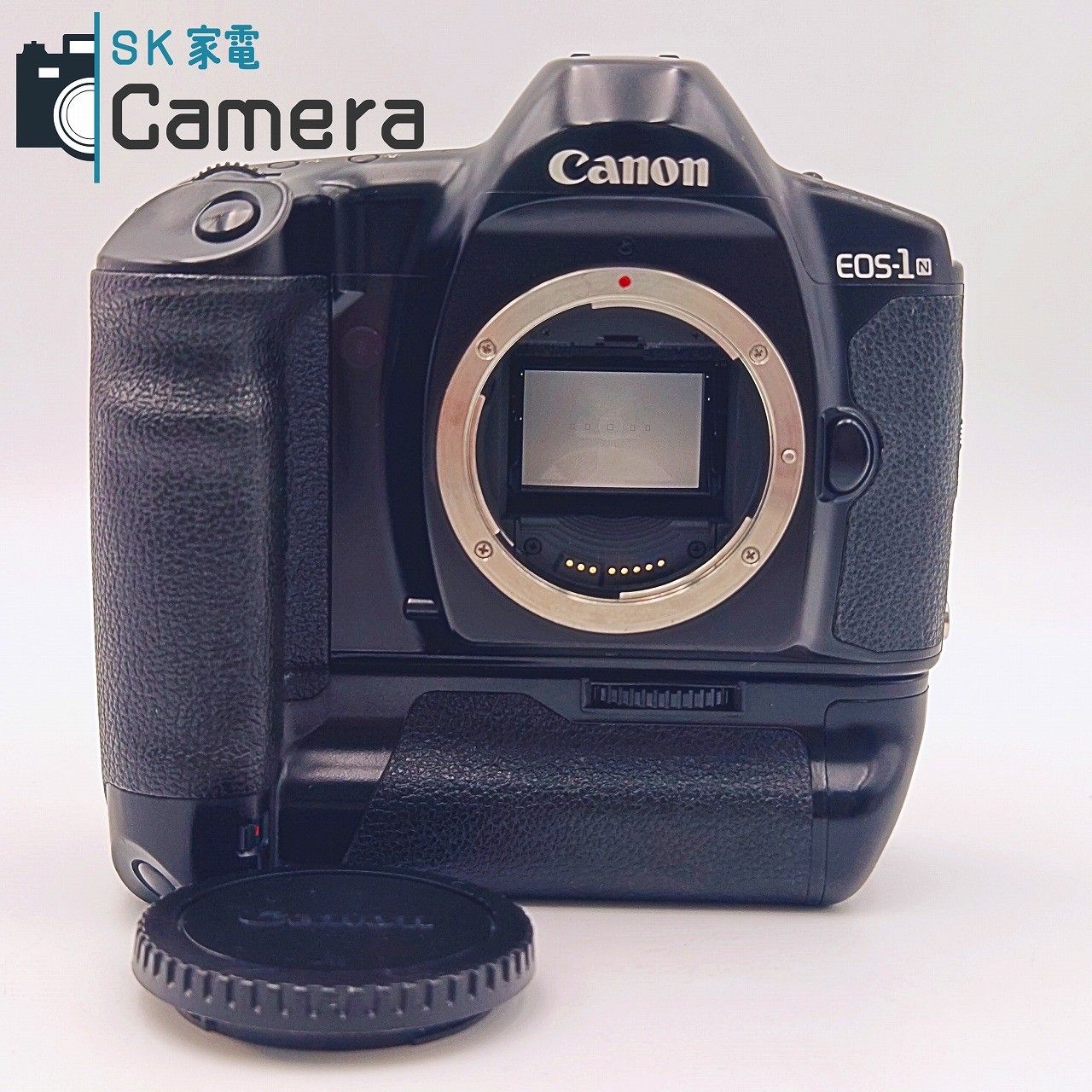 【中古】 Canon EOS-1N + POWAER DRIVE BOOSTER E1 テスト用フィルムにて確認済 キャノン