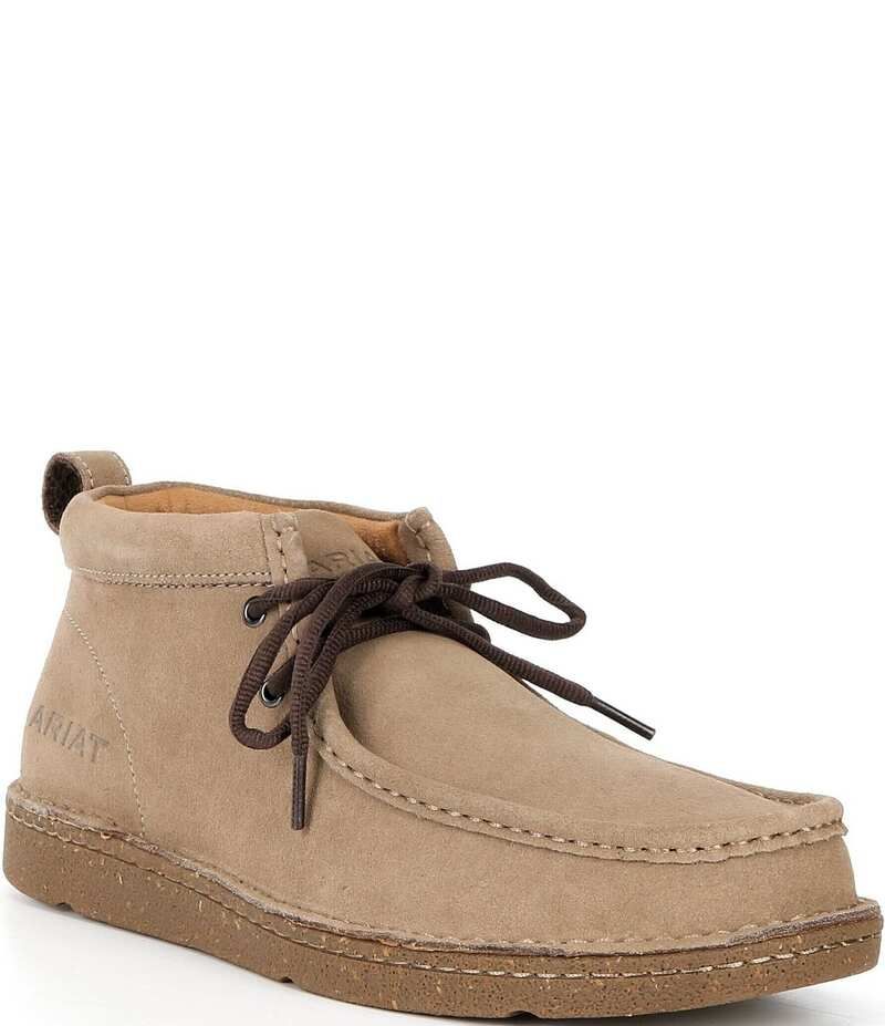 アリアト メンズ シューズ ブーツ・レインブーツ スエード ブーツ Ariat Mens Clean Country Suede Chukka Boots Cinnamon Brown ブラウン