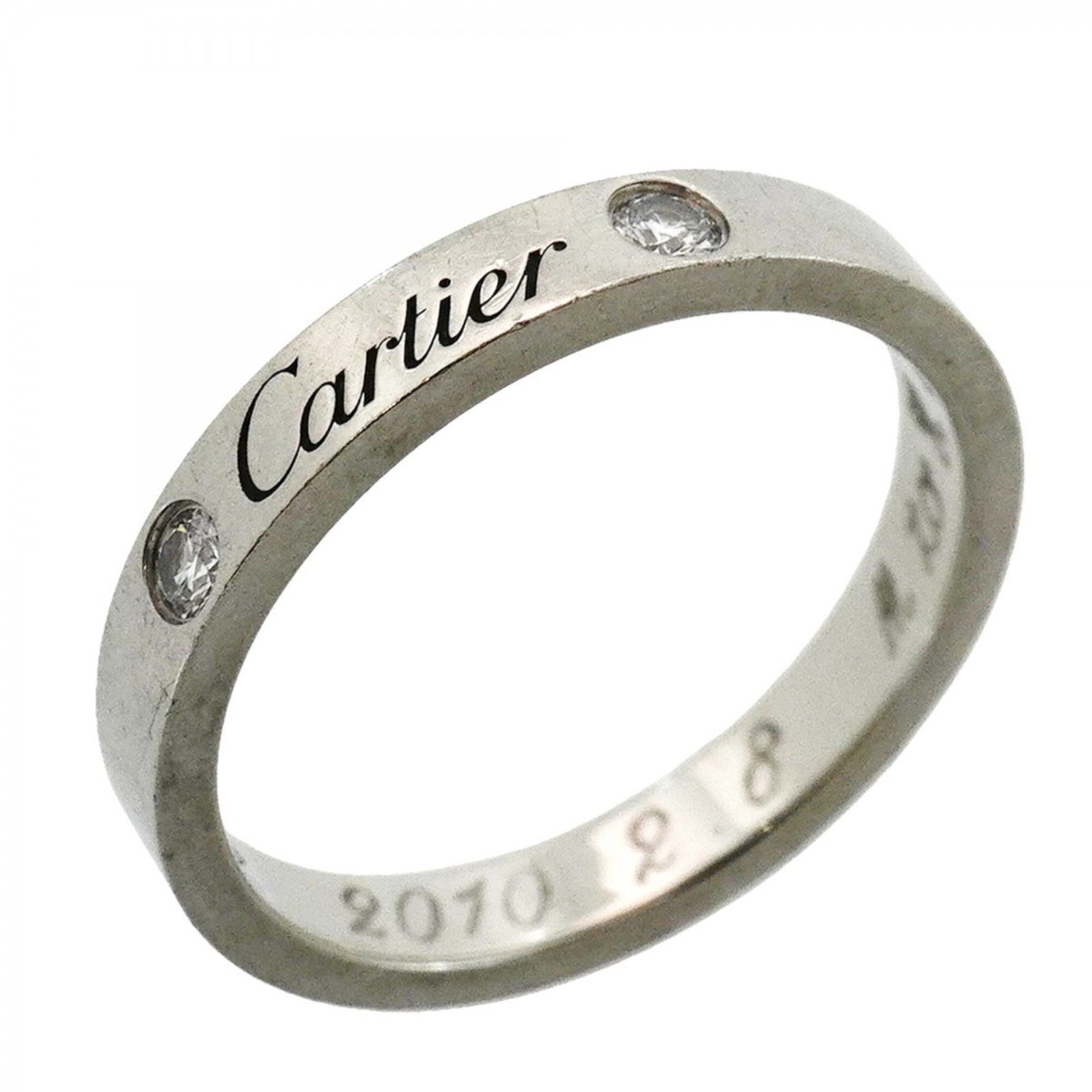 カルティエ(Cartier) カルティエ リング Cドゥ ウェディング 2PD Pt950