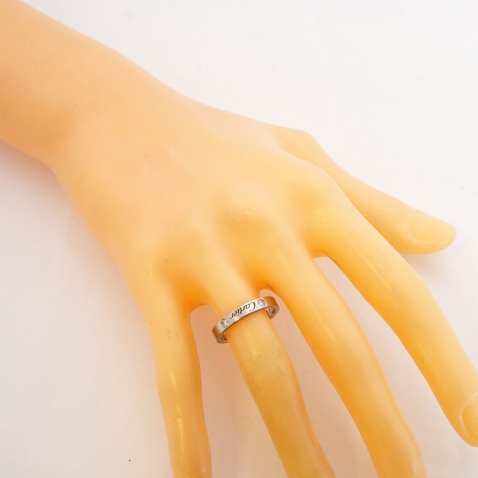 カルティエ(Cartier) カルティエ リング Cドゥ ウェディング 2PD Pt950 