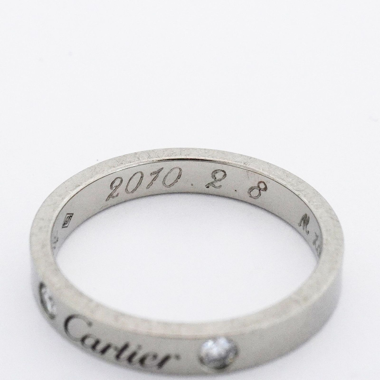 カルティエ(Cartier) カルティエ リング Cドゥ ウェディング 2PD Pt950 